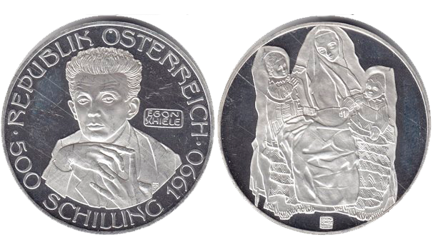 500 шиллингов серебряная монета